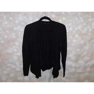 Pact Organic Women's Size: S Black Long Sleeve Draped Shawl